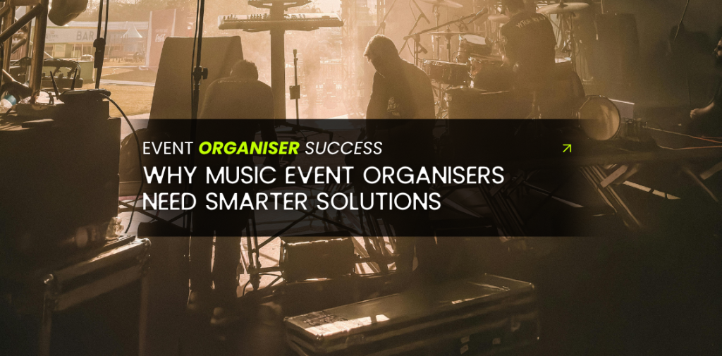 smart solutions for music event organisers