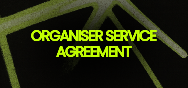 Organiser Service Agreement